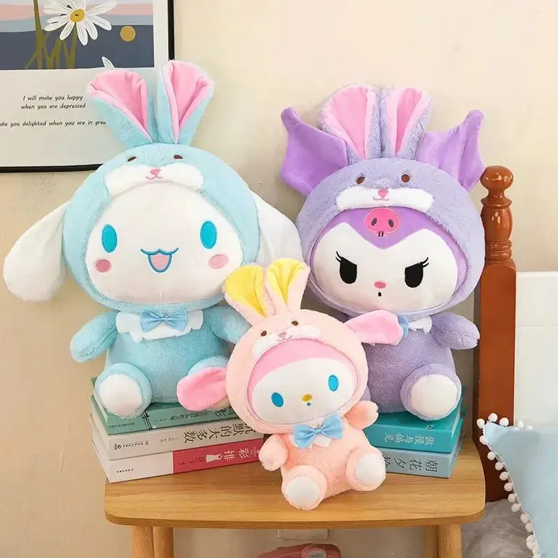 80cm Sanrio Large Plush Toy – Kuromi, My Melody & Cinnamoroll | Big Size Stuffed Animal Pillow | Perfect Gift