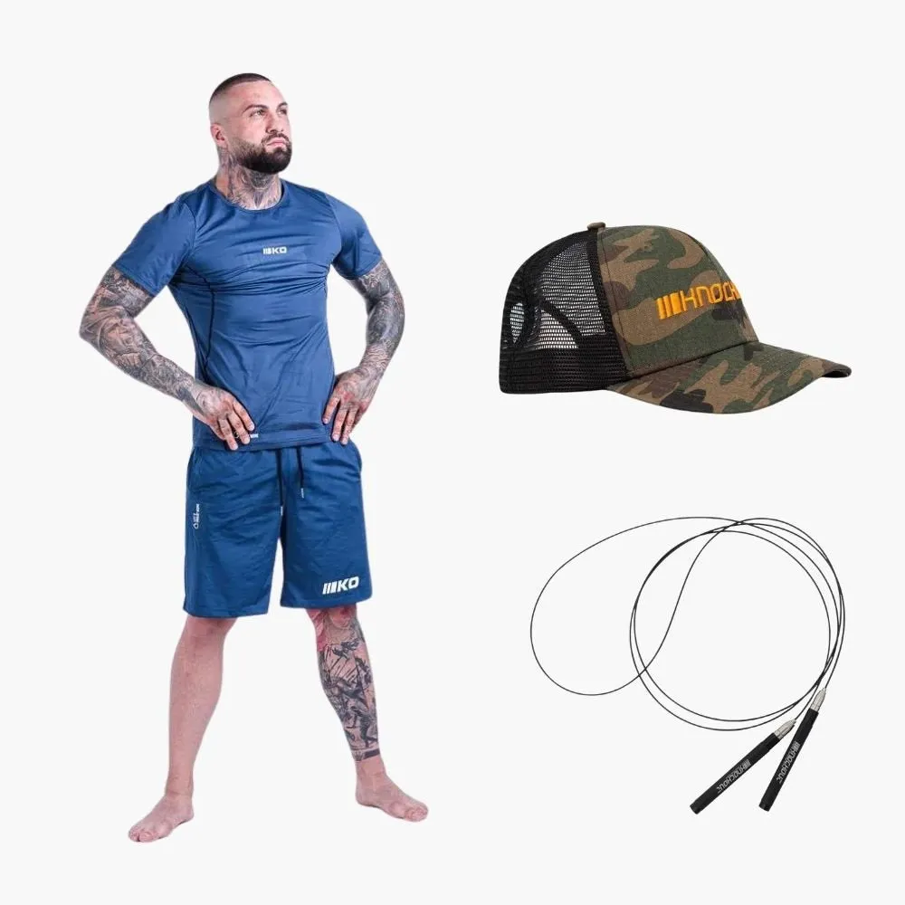 Back in Shape Package: Thermal T-shirt   Thermal Shorts   Pro Jump Rope   FREE Trucker Cap