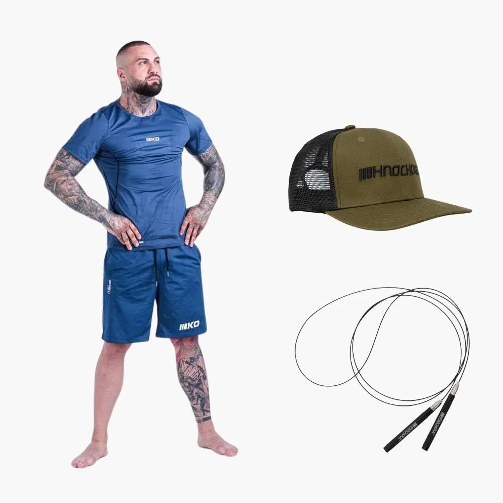 Back in Shape Package: Thermal T-shirt   Thermal Shorts   Pro Jump Rope   FREE Trucker Cap