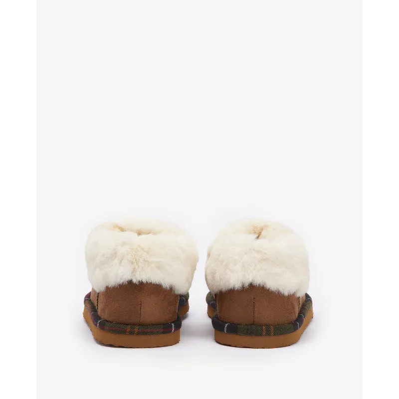 Barbour Eloise Bootie Ladies Slipper - Camel