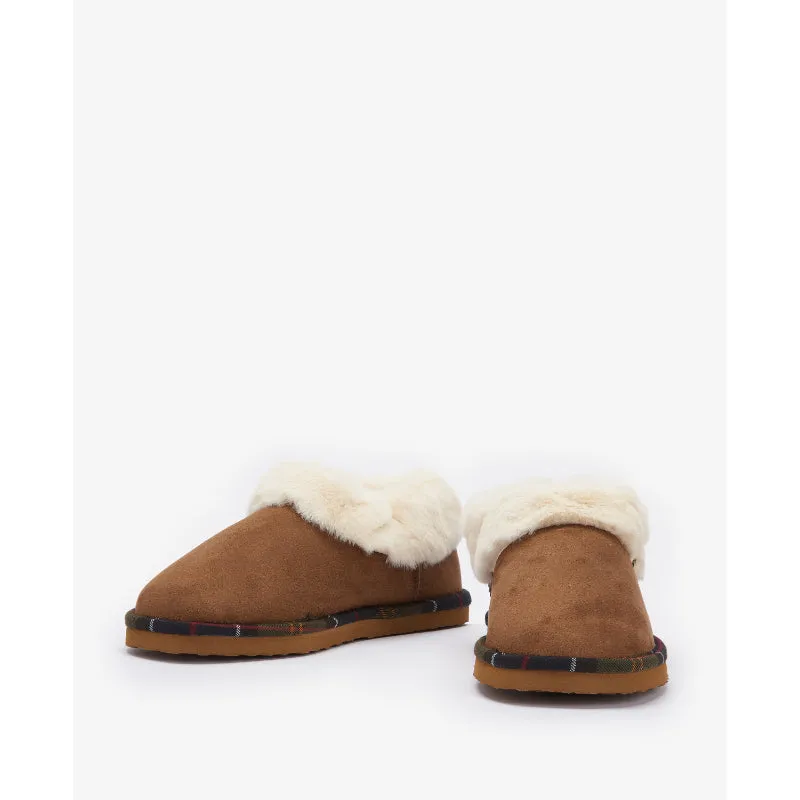 Barbour Eloise Bootie Ladies Slipper - Camel