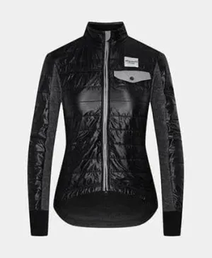 CAFE DU CYCLISTE Albertine Women Thermal Jacket - Black