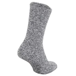 FLOSO Ladies Warm Slipper Socks With Rubber Non Slip Grip