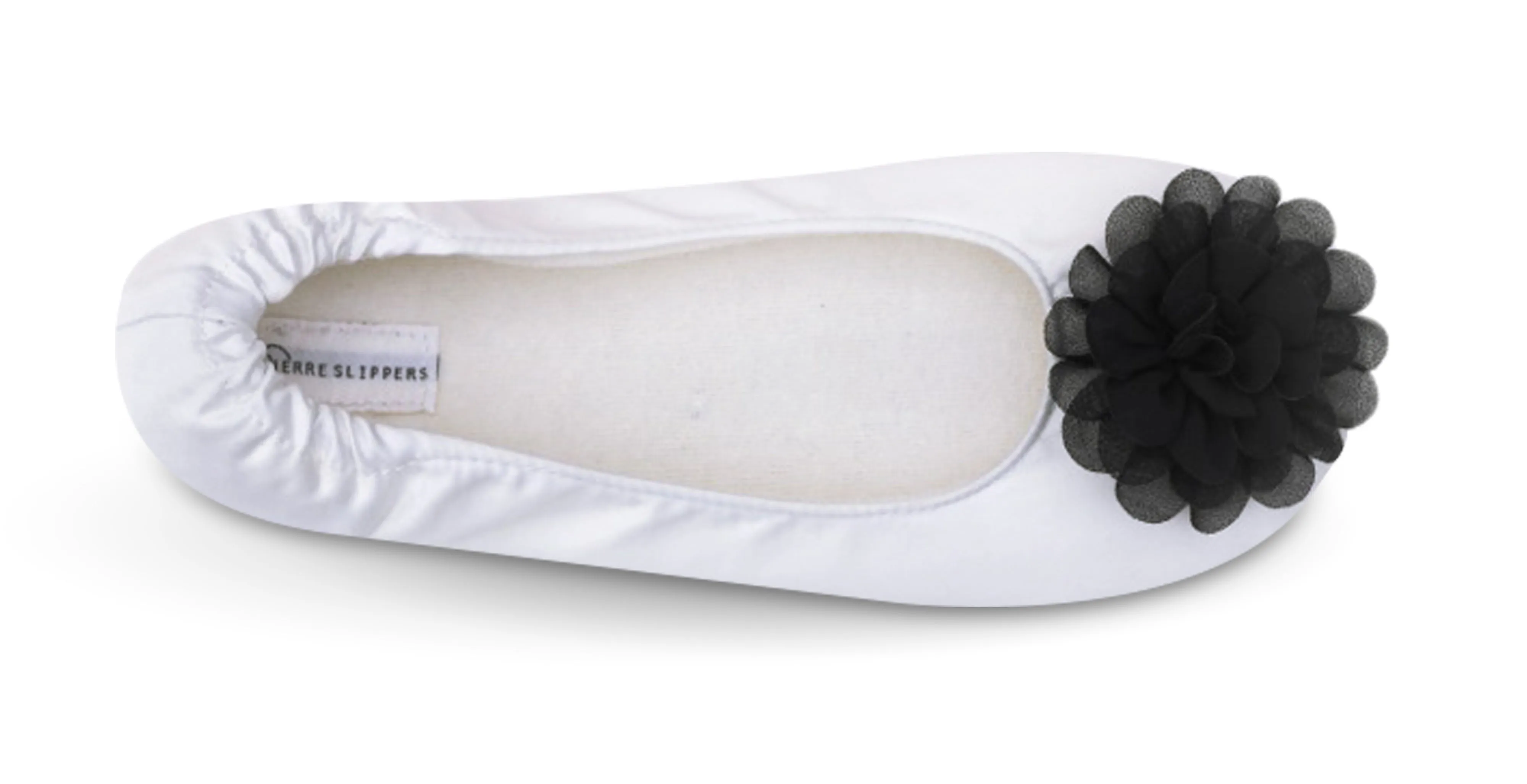 Joyful Black Bridesmaid Slippers