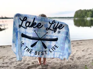 Lake Life Towel | Custom Pool Towel | Personalized Beach Towel | Custom Towel | Beach Towel for Kids