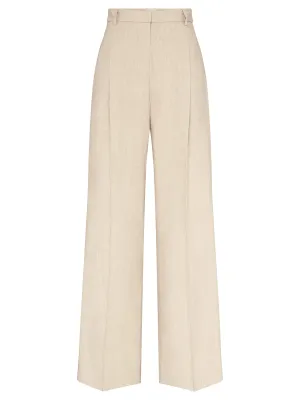 Linen Pleat Trouser