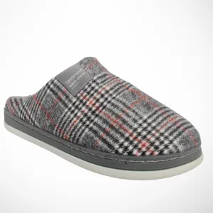 Men Home Slipper (Grey & Orange)