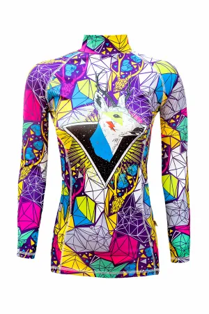 Psycho Deer - women's thermal snowboard top base layer