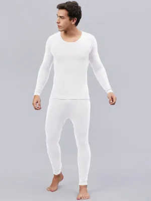 Seamless Heatmax Mens Under Pant - White