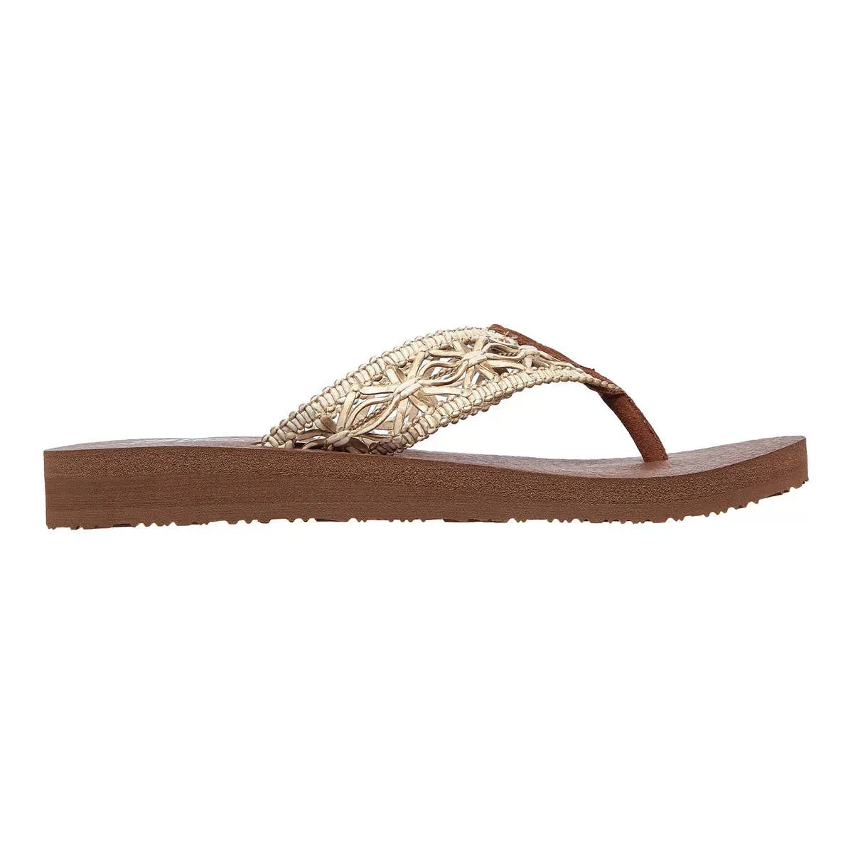 Skechers Womens Meditation Ocean Breeze Sandal Brown