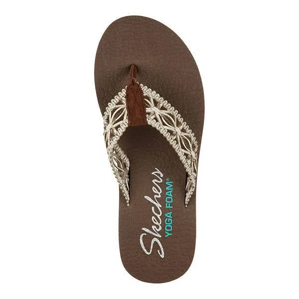 Skechers Womens Meditation Ocean Breeze Sandal Brown