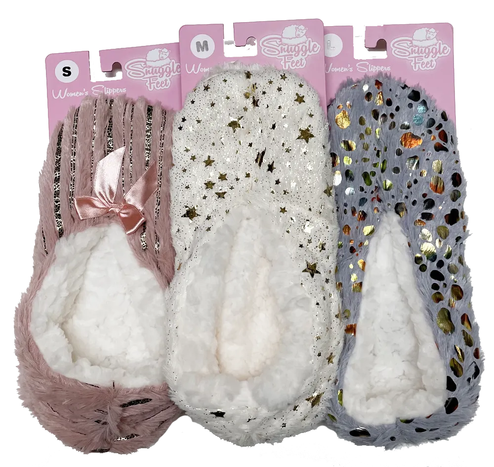 Socks-Ladies Ballet Snuggle Slipper