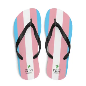 Transgender Trans Pride Flag Flip-Flop Sandals