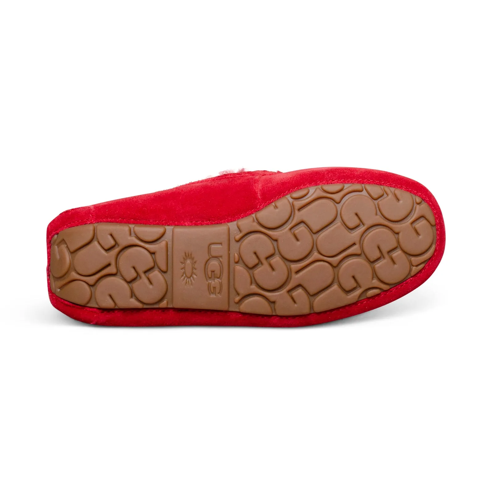 UGG Ansley Samba Red Slippers - Women's