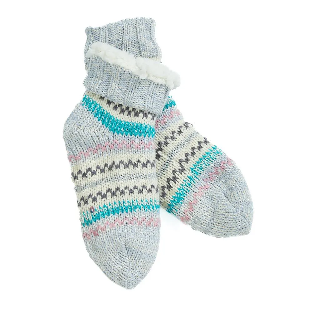 Warm-Lined Slipper Socks  - MAXWI40007 / 325 842