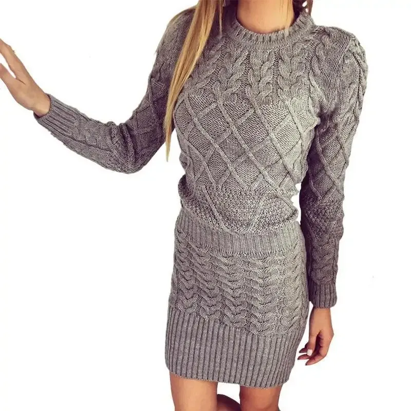 Winter Knit Dress - Stay Cozy and Stylish